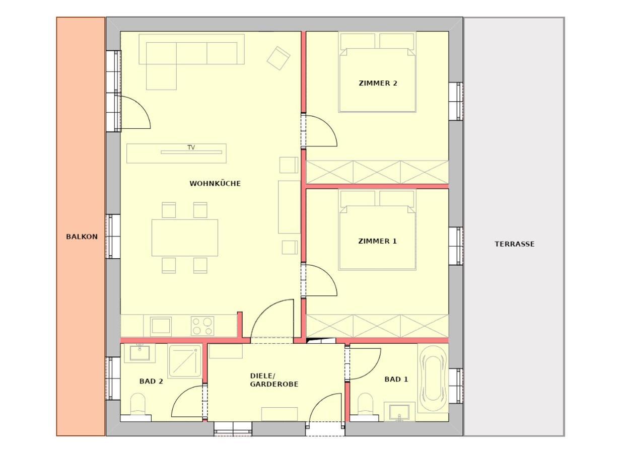 Apartment "Kuenstlhaeusl" Jochberg Buitenkant foto